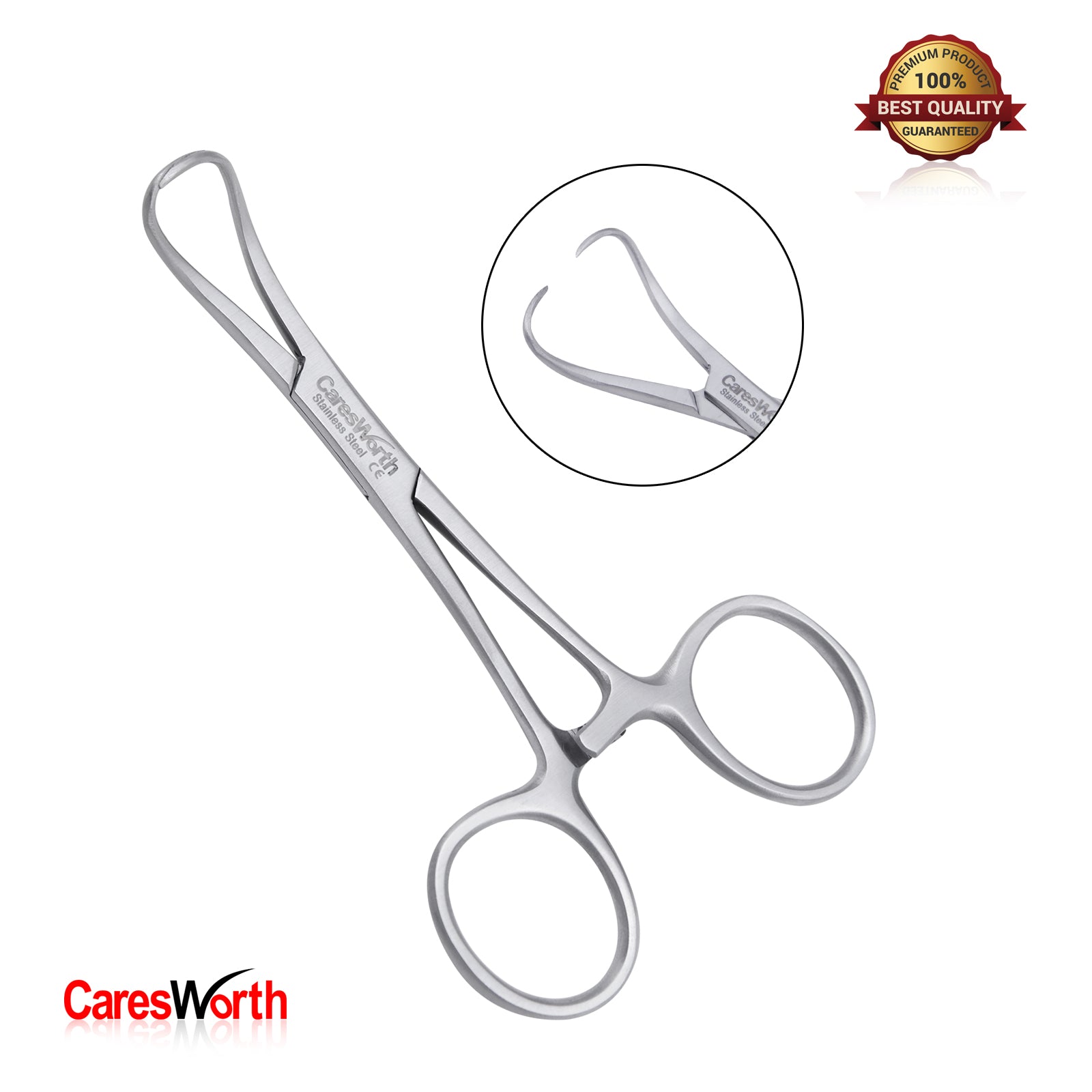 Backhaus Towel Forceps Surgical Veterinary Dental Instrument 11cm 1