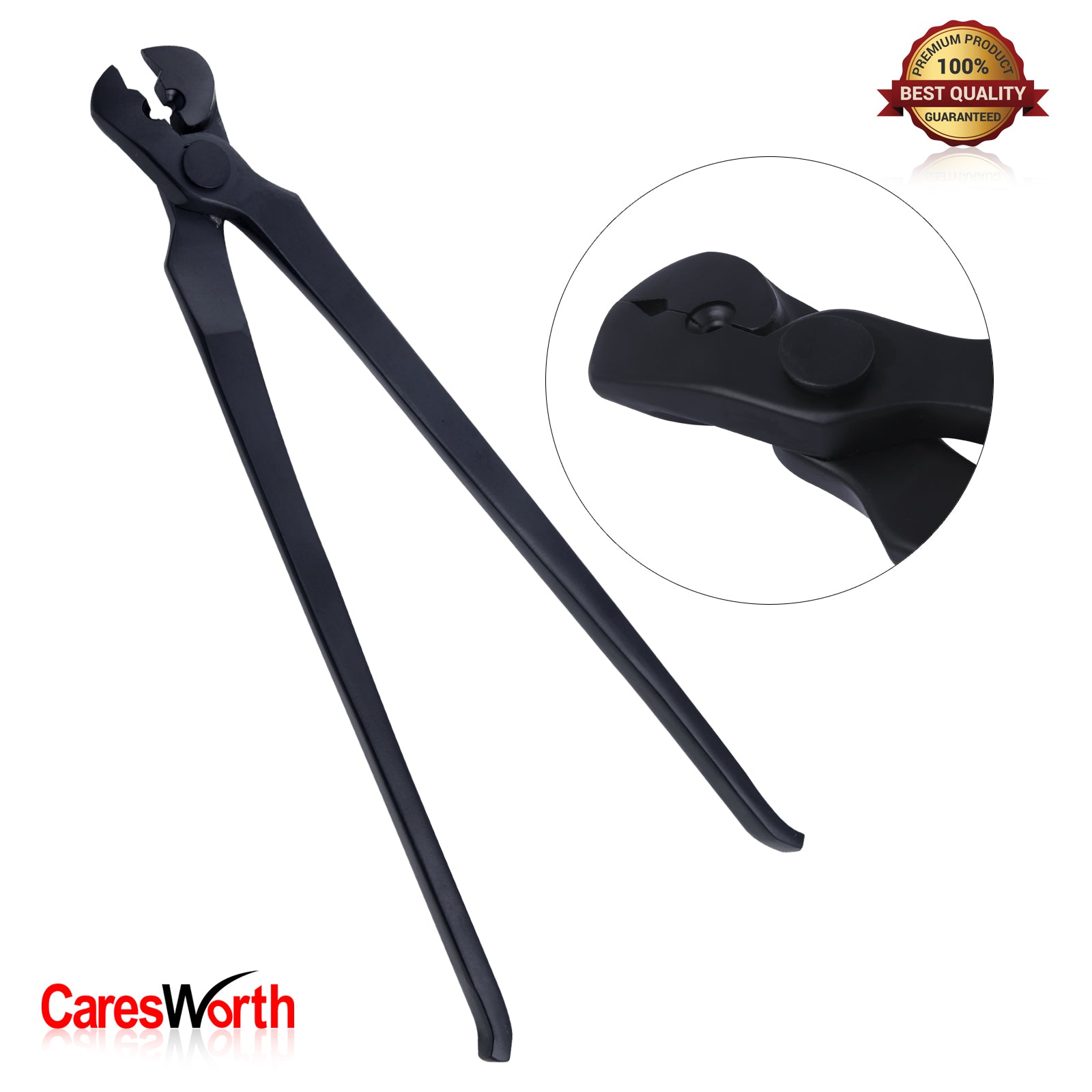 Farrier Horseshoe Crease 12" Nail Puller - Stainless Steel Farrier Tool 1