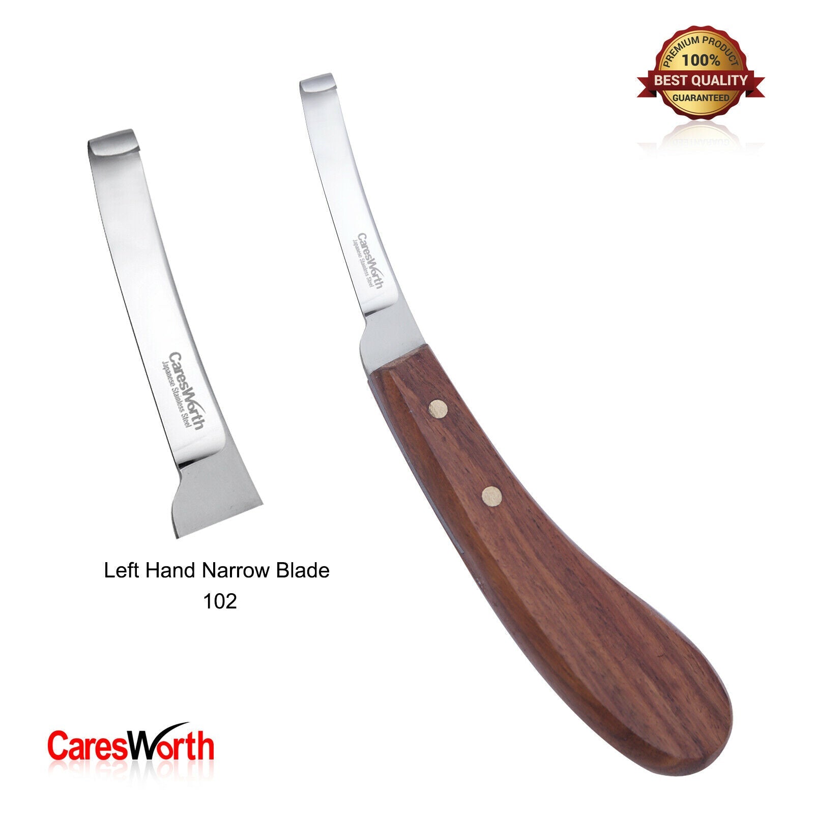 Farrier Tool Hoof Knife Right Left Double Sided Narrow Blades Japanese Steel 2