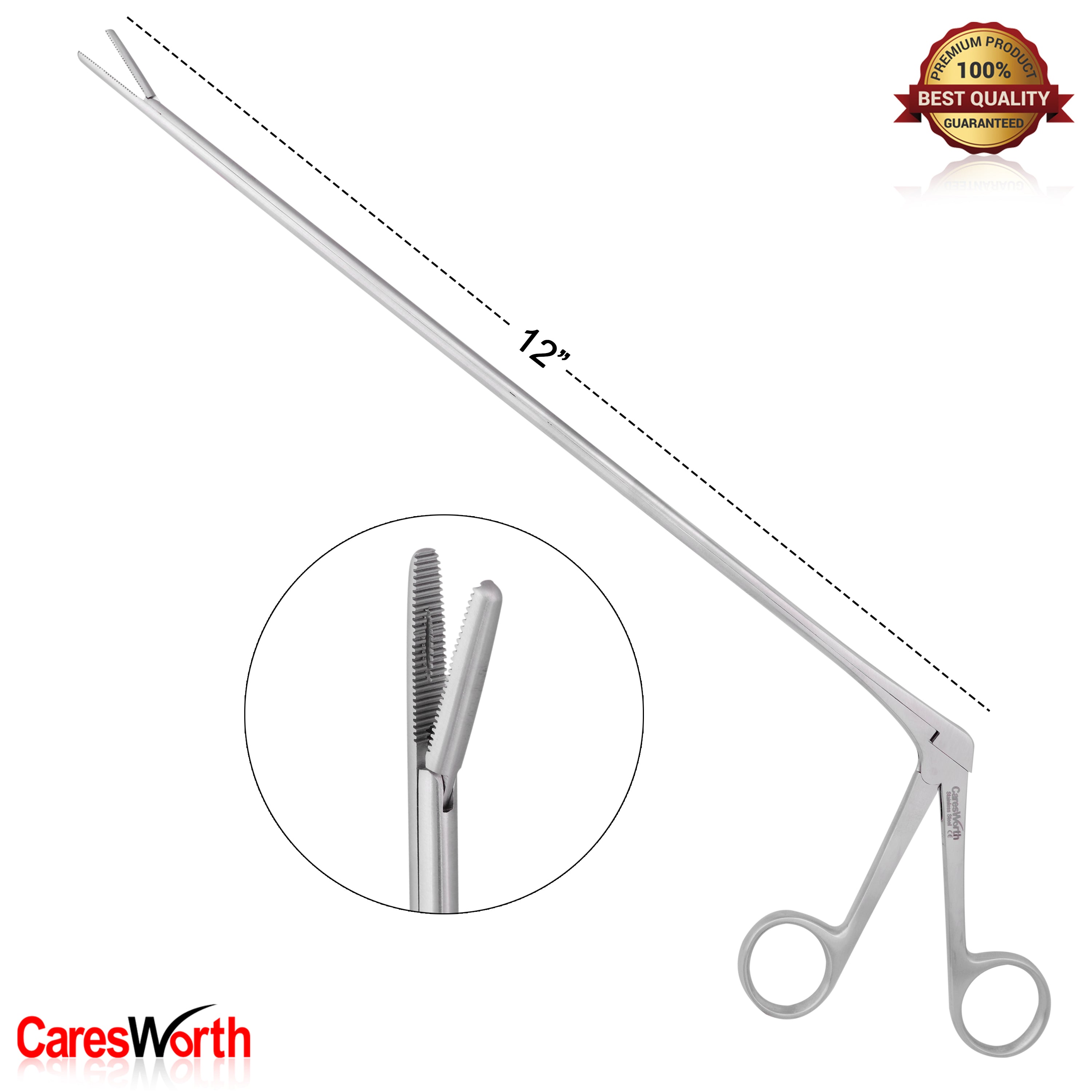 Hartmann Equine Alligator Forceps 12" (30CM) (Serrated Tip)