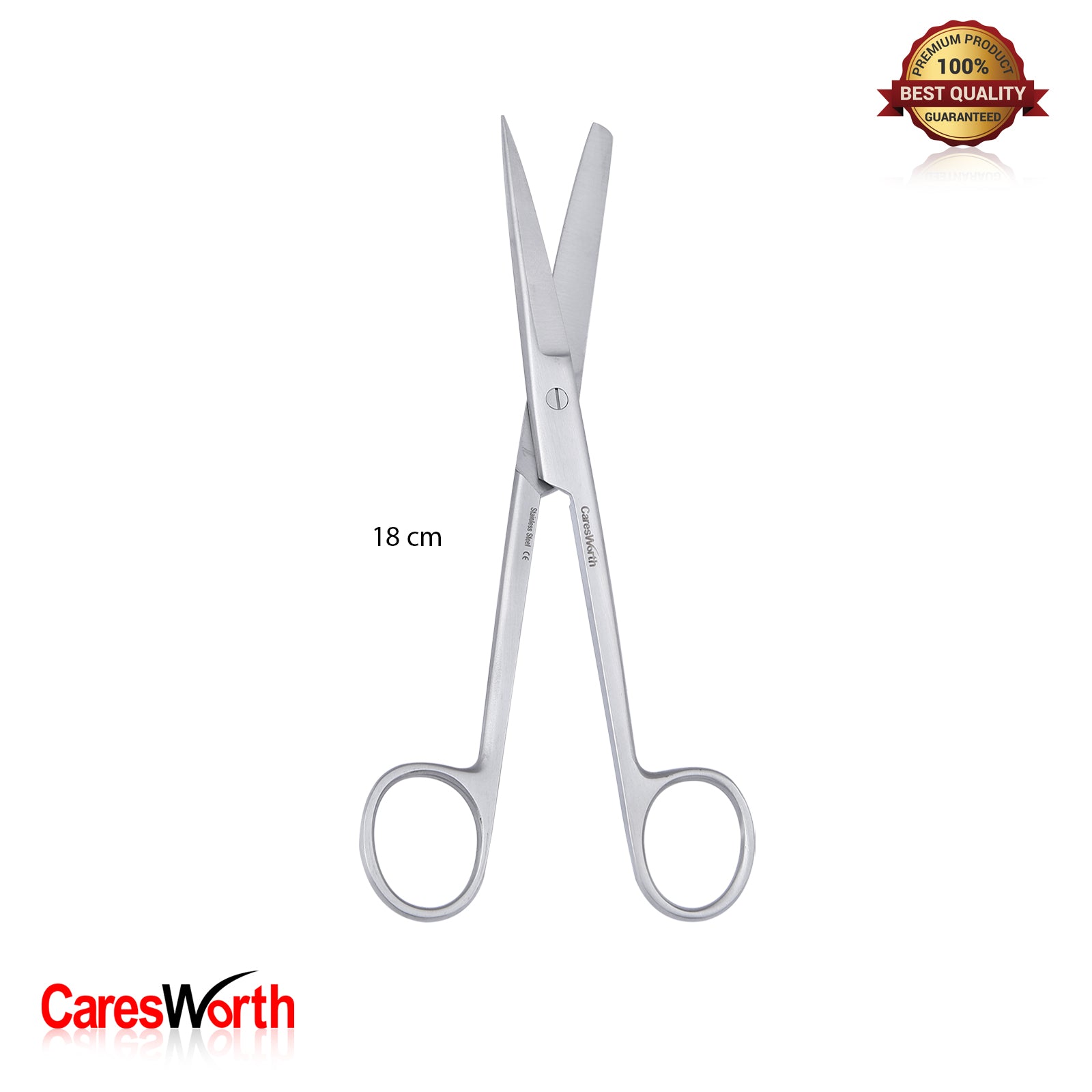 Operating/Dressing Scissors Sharp/Blunt Surgical Stainless Steel - (15cm-20cm) 7 inch