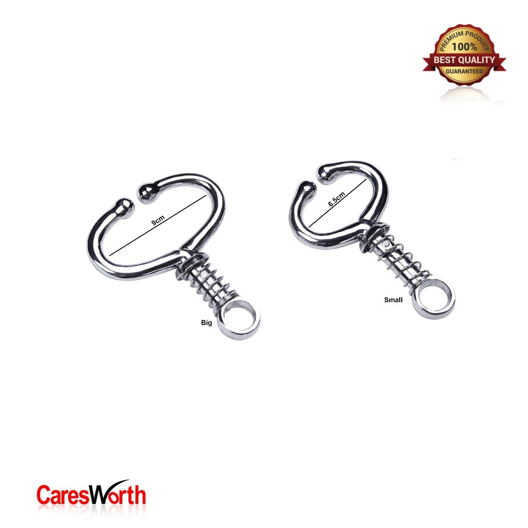 Spring Bull Nose Holder Lead Barnacle Oval shape Veterinary, Animal Farm Instrument - 2 Sizes
