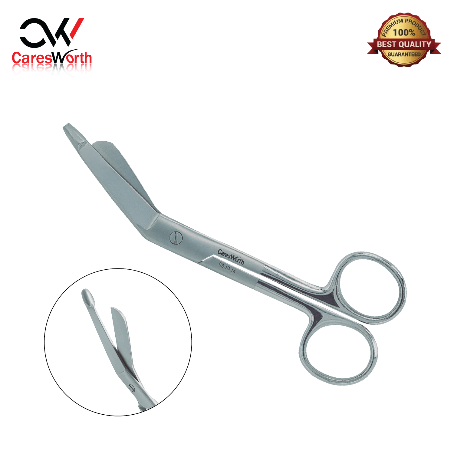 Lister Bandage Scissors Surgical Stainless Steel 5.5" -  14cm - Polished Handle