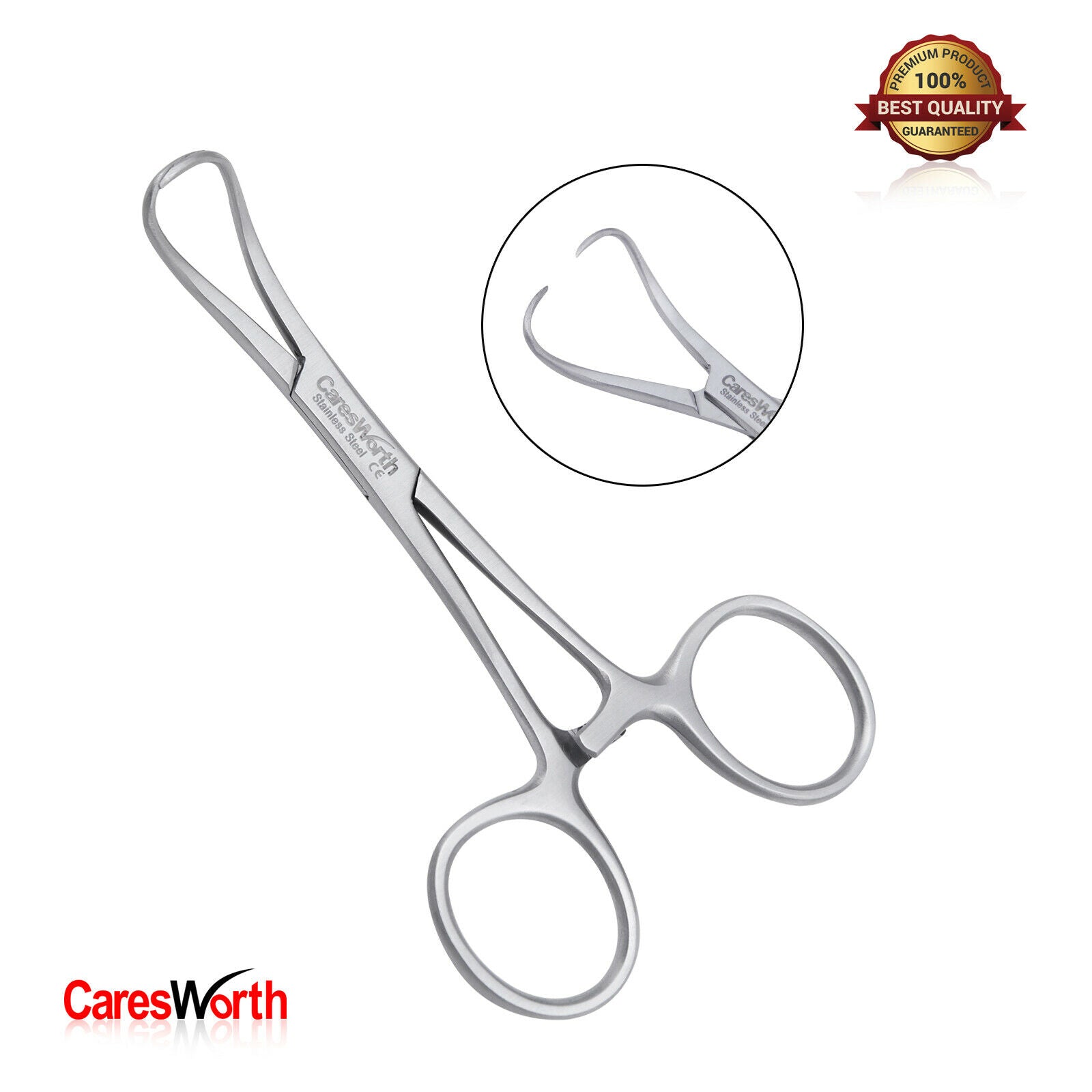 Backhaus Towel Forceps Surgical Veterinary Dental Instrument 11cm