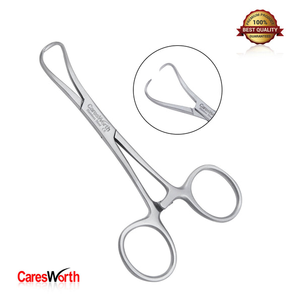 12-Piece Backhaus Towel Clamp Set - 5.5 Inch, Surgical Grade, For Medical, Dental & Vet Use