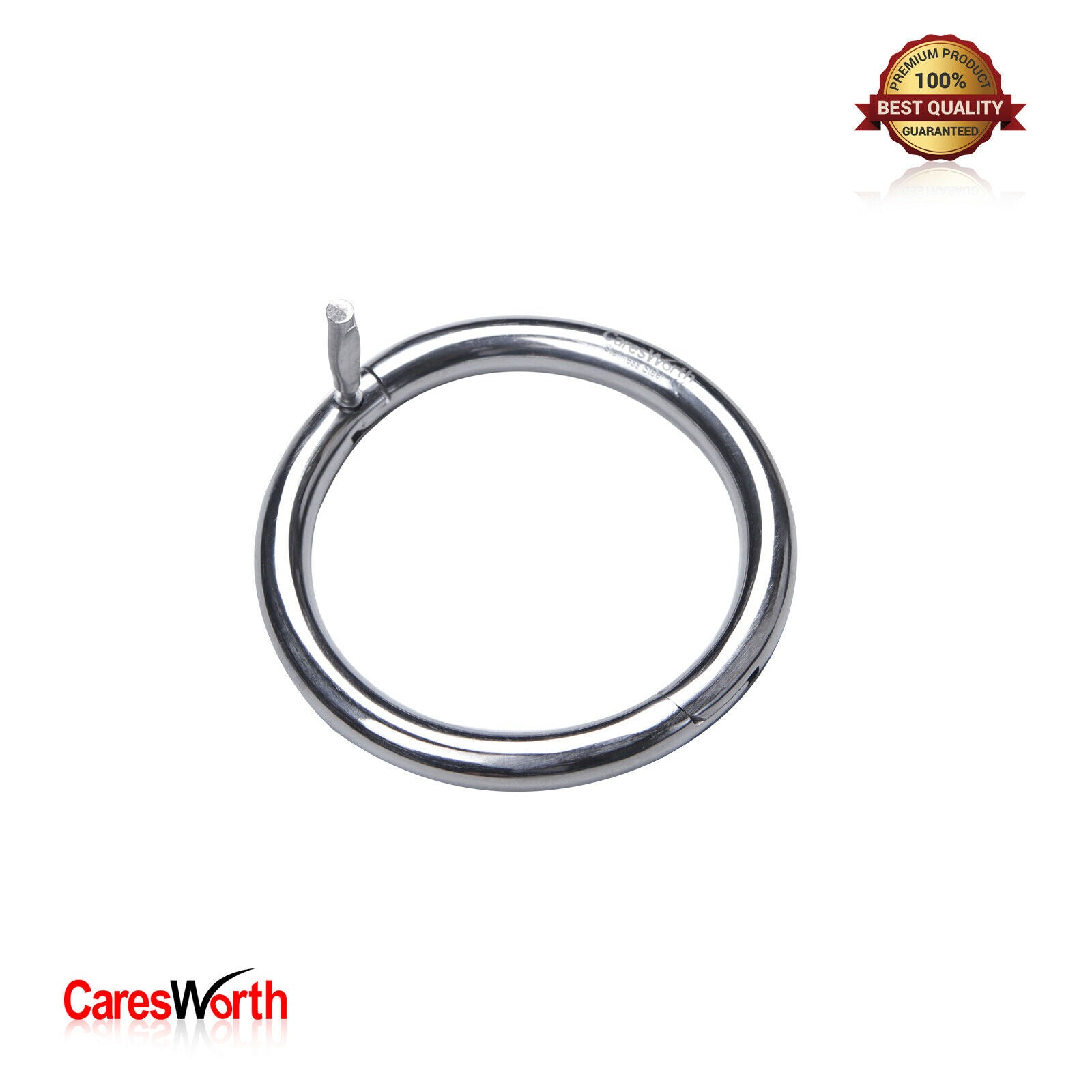 CaresWorth Bull Cow Nose Ring with Free Key, Veterinary Cattle Farm 3"