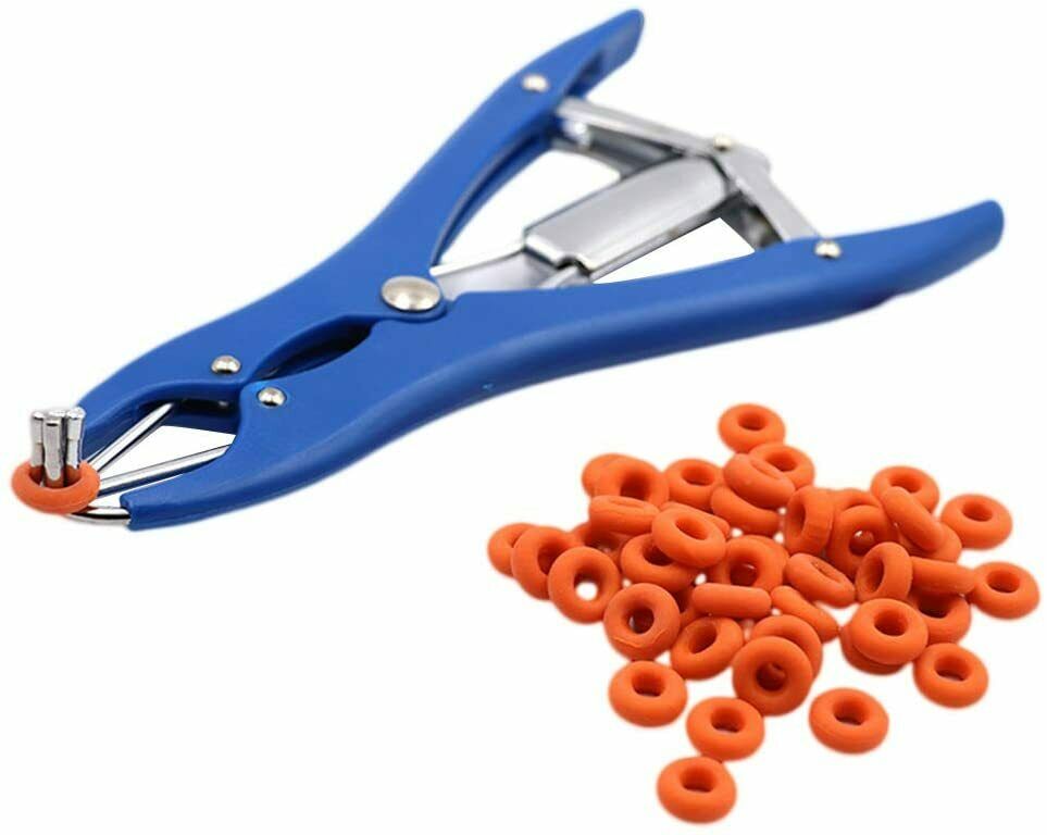 Castration Bander, Elastrator Castration Pliers Plastic Farm Animal Bander Castrations for Farm Cattle Goats Sheep 3