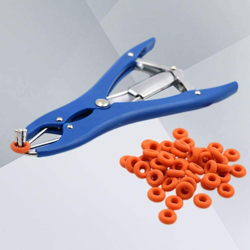 Castration Bander, Elastrator Castration Pliers Plastic Farm Animal Bander Castrations for Farm Cattle Goats Sheep 8