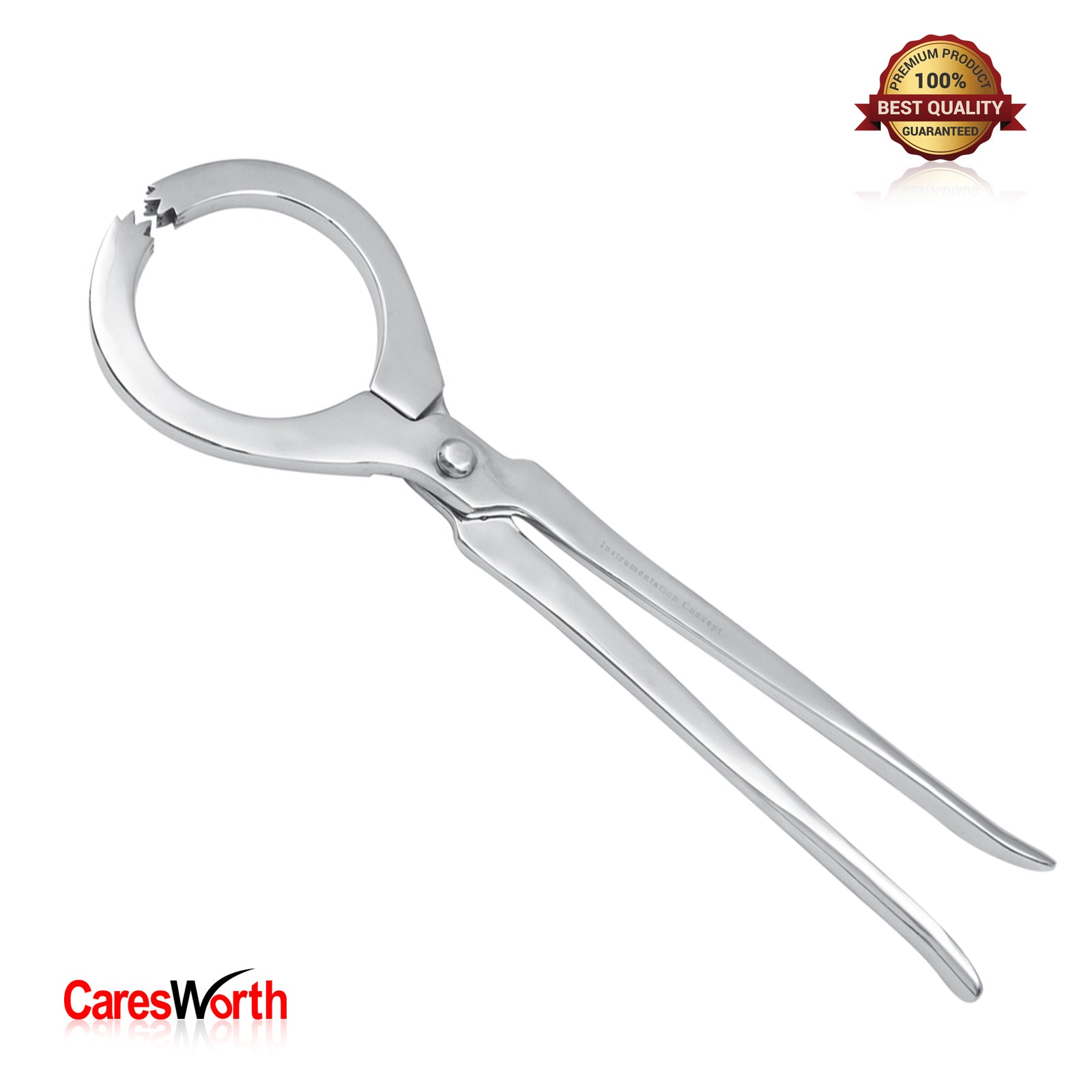 Large Hoof Tester 16" (40cm), Stainless Steel Farrier Tool