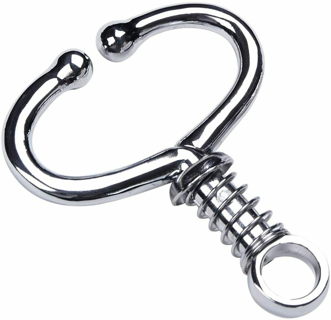 Spring Bull Nose Holder Lead Barnacle Oval shape Veterinary, Animal Farm Instrument - 2 Sizes