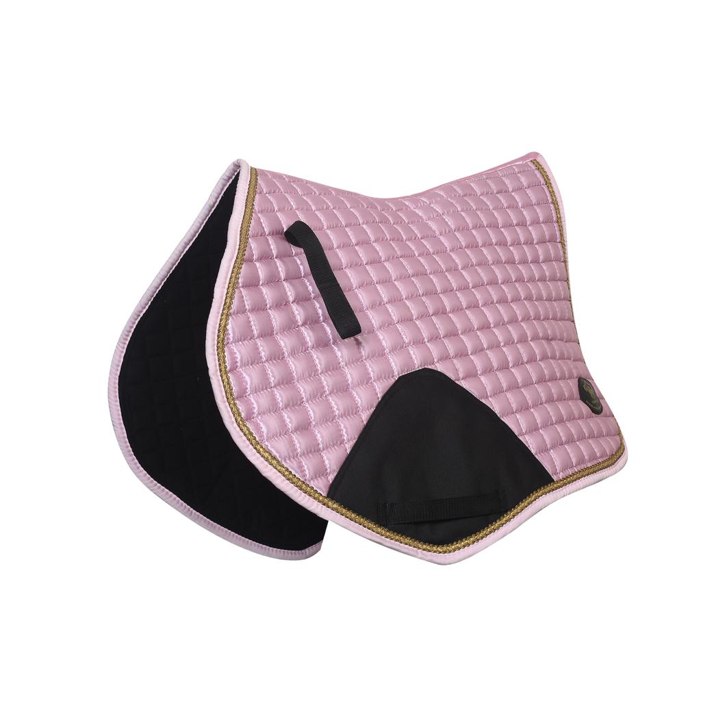 Full Horse/Cob Quilted Saddle Pad - Satin Lilac