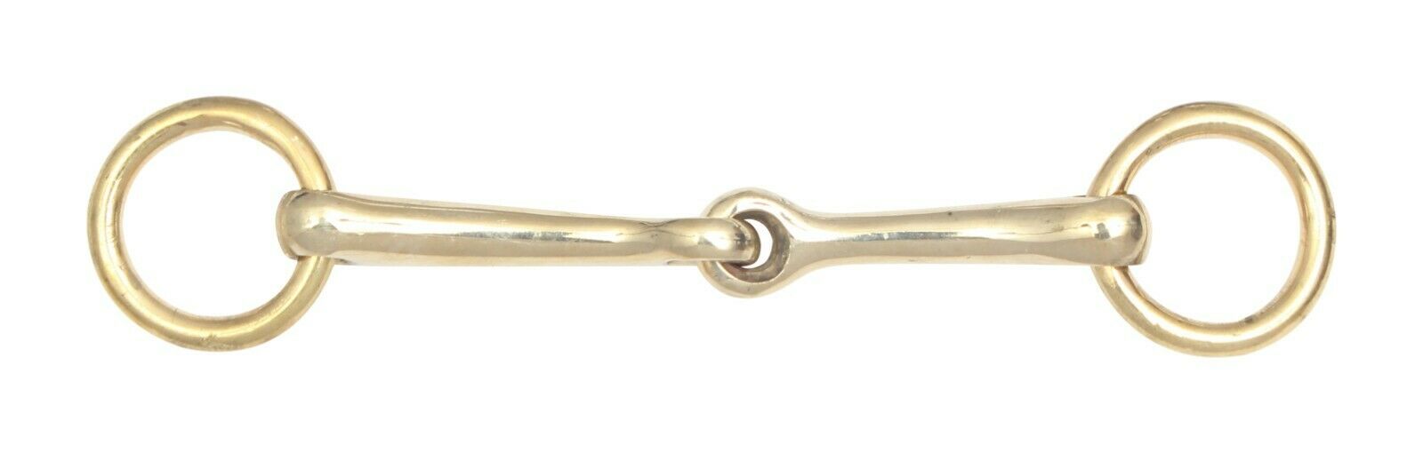 CaresWorth Pony Mini Horse Snaffle Bit Stainless Steel Silver and Gold